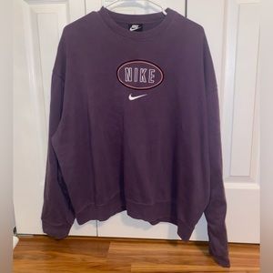 Purple Nike Crewneck XXL